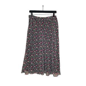 Jones Wear 90’s Style Midi Floral Skirt size 6